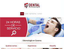 Tablet Screenshot of dentalserviciosodontologicos.com